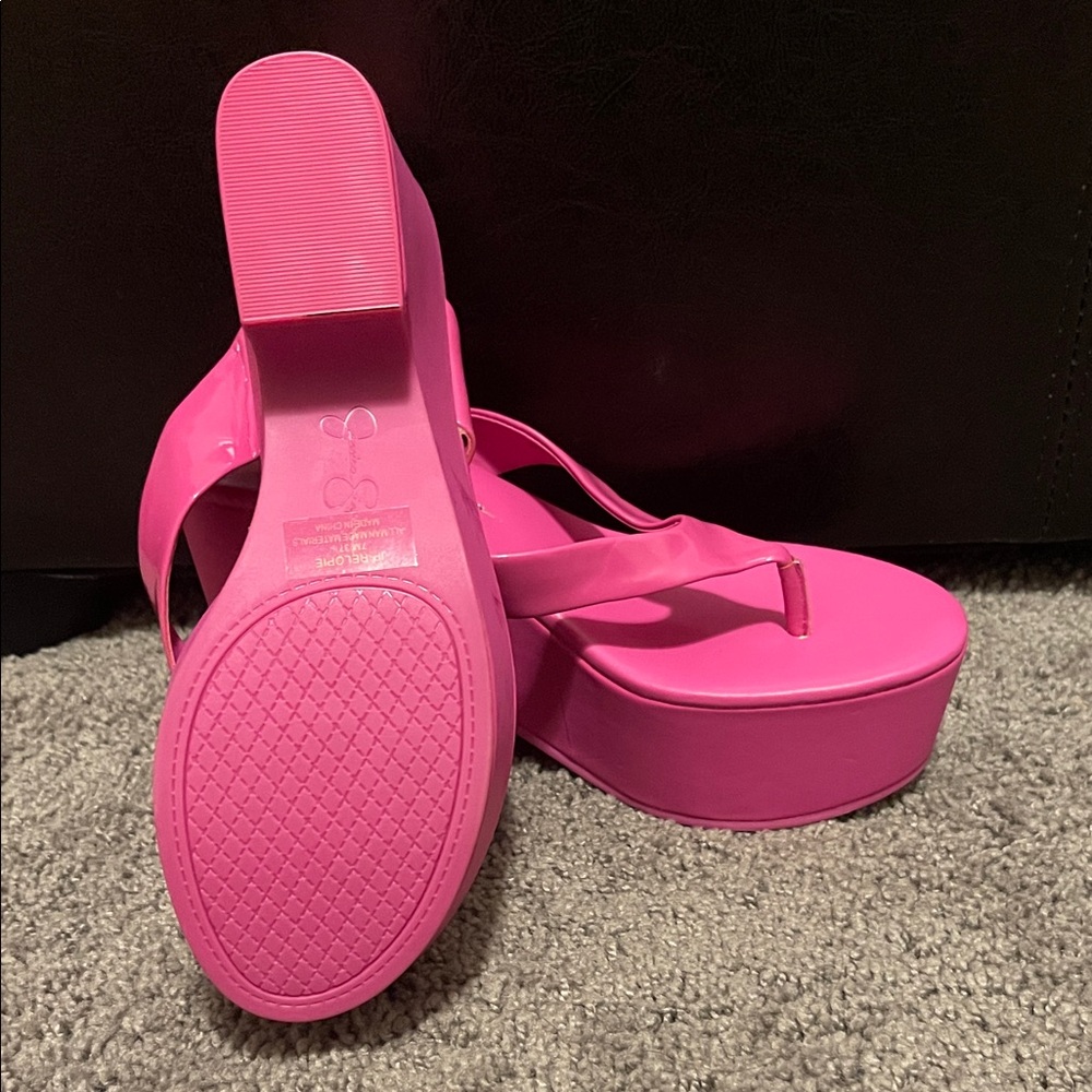 Pink Platform Sandals
